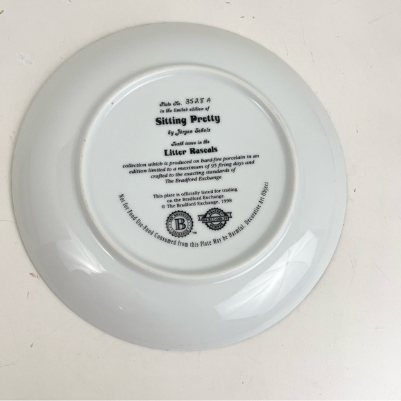 Vintage “Sitting Pretty” Litter Rascals Collectors Plate - Picture 5 of 6